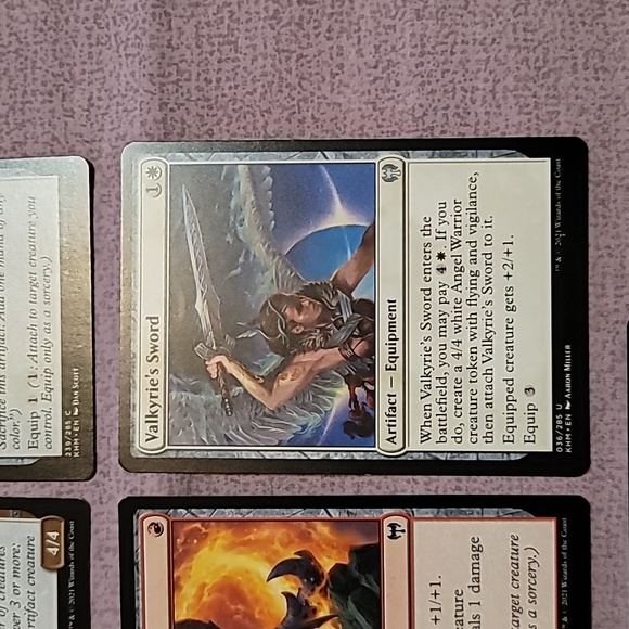 Set of 5 Magic The Gathering (MTG) Artifact Trading Cards - Picture 5 of 7